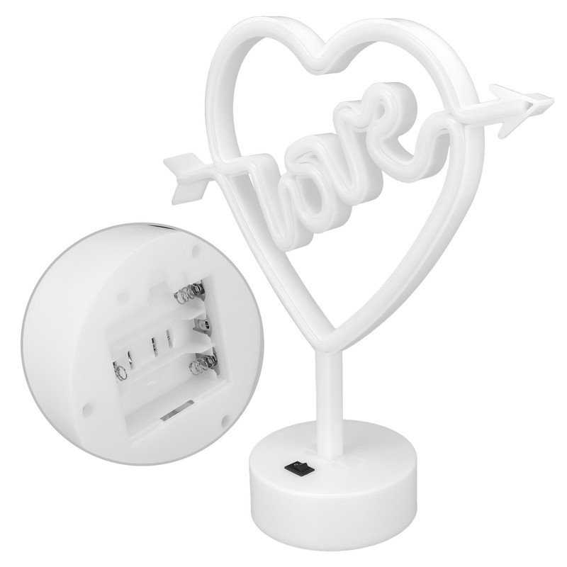 Heart Shape Neon Light Night Light for Wedding Party Kids