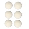 Wool Drying Balls, 6 Pcs High Density Adsorb Impurities Felt