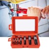 8Pcs Bearing Steel Broken Water Pipe Screw Extractor Damaged Bolt