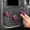 PDKLIN AC Volume Switch Knob Trim Ring Compatible with Dodge