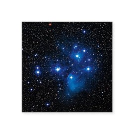 CafePress Pleiades Star Cluster Square Sticker 3 X 3 Square Bumper Sticker Car Decal