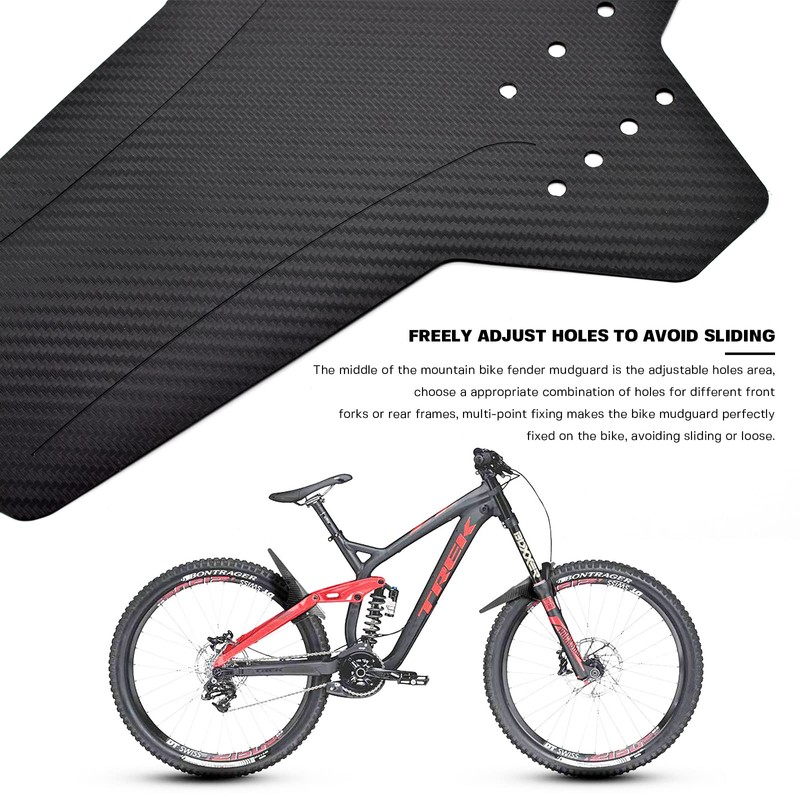 Bailinks Bike Fender Mud Guards,2 Pieces Mountain Bike Mudguards Set,MTB