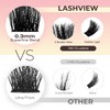 LASHVIEW LASHVIEW Lash-Extension-Clusters COMFYLASH D Curl Lash Clusters Natural Look