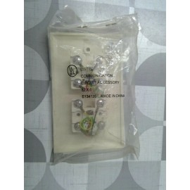 Pass & Seymour / Legrand 26E24-LA 2 Port RJ11 Faceplate **Free Shipping**