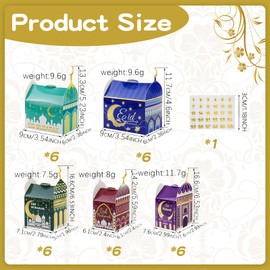 Ramadan & Eid Mubarak Gift Boxes, Eid Empty Advent Calendar – Exquisite Ramadan Decorations, Mesmerizing Gifts, and DIY Advent Calendar to Cherish Spirit
