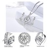 Collares de Mujer, Juego Collar Aretes de Mujer Plata de