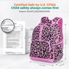Choco Mocha Glitter Backpack for Girls, Elementary School Backpack for