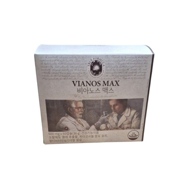 True Formula Vianos Max 600mg 60 tablets / 트루포뮬러 비아노스