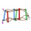 Rainbow Craft 6.6FT Climbing Rope Ninja Ladder for Kids -