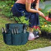 Heavy Duty Waxed Canvas Gardening Tote Bag - 14-Inch Water-Resistant