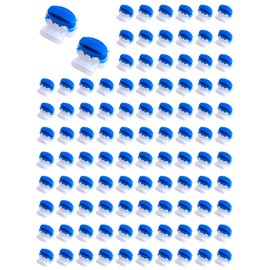 QWORK 100 Pack 3 Wire Connectors Electrical IDC 314-BOX Pigtail Connectors for 22-14 AWG Cables