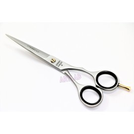 LOT OF 2 GERMAN PROFESSIONAL HAIR CUTTING SCISSORS BARBER HAIRDRESSING SCISSORS WITH SAND FINISH SIZE 6.5" & 6" (CYNAMED)