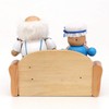 Dekohelden24 Wooden Incense Figurine Grandma and Grandpa on Sofa, Dimensions