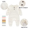 Newborn Baby Boys Girls One Piece Romper With Mitten Cuffs