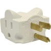 Hug-A-Plug Dual Outlet Wall Adapter, Twin Pack Ivory