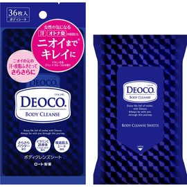 [Set of 2] Deoko Body Cleansing Sheet, 36 Sheets