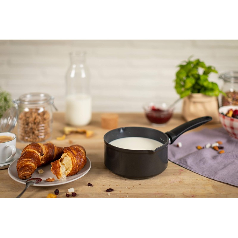 Kuhn Rikon"Easy Induction" Milk pan, 6.30", Black