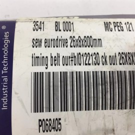 SEW EuroDrive Timing Belt 26x8x800mm