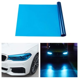 TOMALL 78.7''x12'' Navy Blue Vinyl Film for Car Headlight Taillight Fog Lights Tint Self Adhesive Decals Sports Modification Car Stickers (Navy Blue)