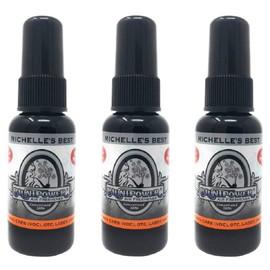 BluntPower (Michelle’s Best, 3 Pack) Concentrated Air Freshener - Premium Oil Based Air Freshener Spray For Home and Car - Long-Lasting Bathroom Spray, Car Freshener, & Odor Eliminator Spray