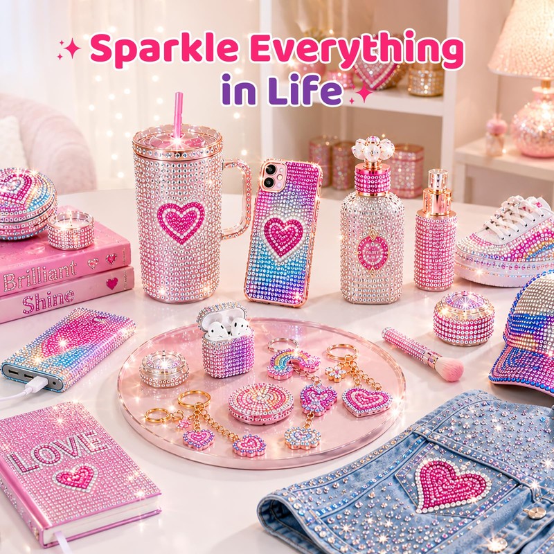 45,000Pcs Rhinestones for Bedazzling Kit, Complete Bedazzler Kit