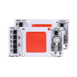 2PCS LED Chip 50W 110V Plant Grow Light Full Spectrum COB DIY for Indoor Plant Flower