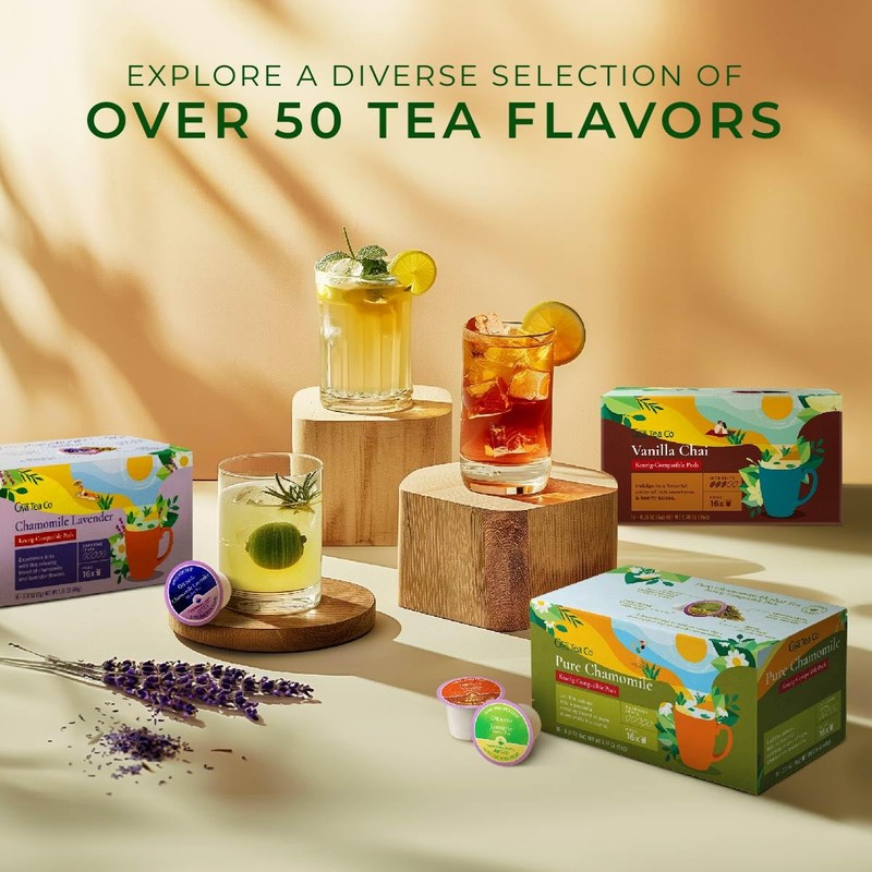 Gya Tea Co Ginger Peach Black Tea Pod (16 ct)