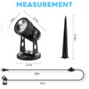 Junview 2Pack LED Spot Lights Indoor Uplights Plant Spotlights with