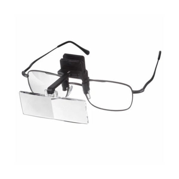 Schweizer 2.75X / 7D Clip-On Magnifier, Binocular hardcoated lens