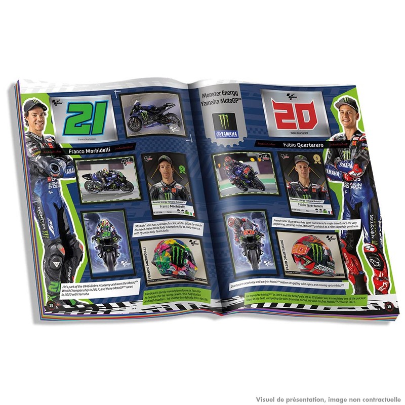 Panini Moto GP 004537SPCFGD Sticker 4 Pockets + Free Album