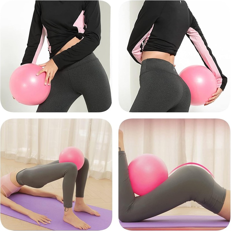 Yoga Pilates Ball Plastic Anti Burst Soft Exercise Ball with