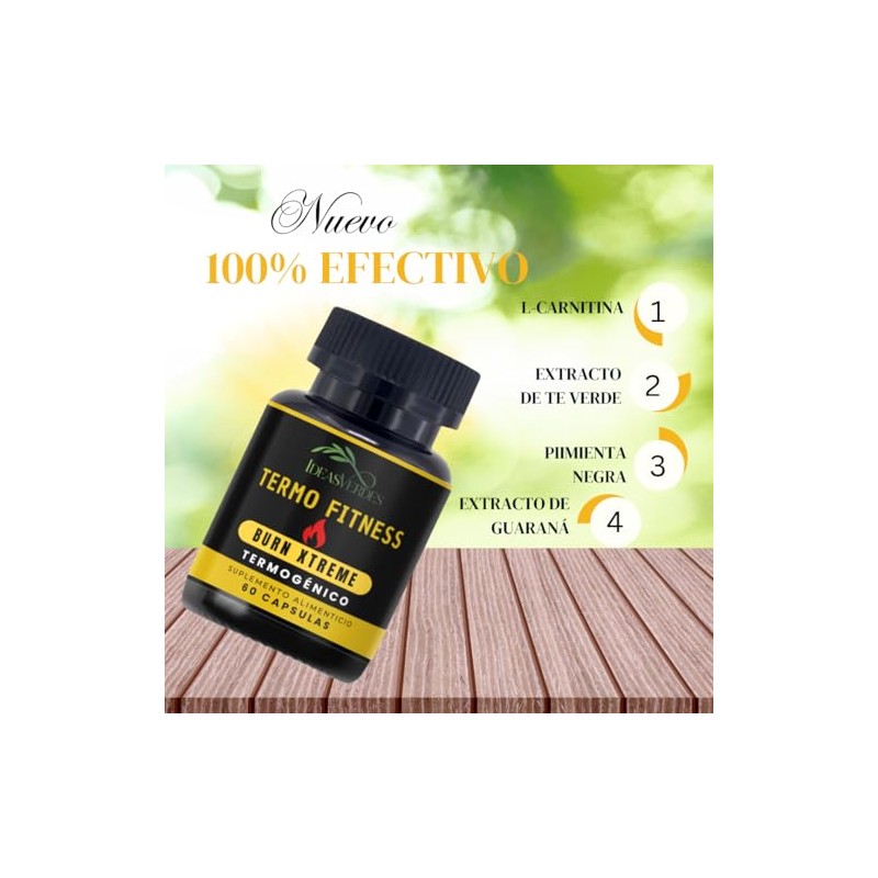 IDEAS VERDES | Calidad Premium | L-Carnitina | Ingredientes Naturales