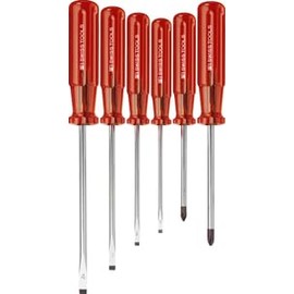 PB SWISS TOOLS 1560.RE 7-Piece Classic Slotted Phillips Screwdriver Set