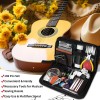 TIMDAM 106Pcs Guitar Tool Kit, Guitar Accessories Guitar Maintenance Kit,
