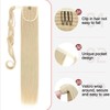 Wrap Around On Ponytail Extension Long Straight Wavy Clip In