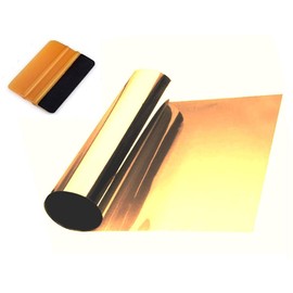 Station Mania Tira de película para Visera para fijación al Parabrisas Color Gradual Transparente Ahumado Efecto de Tinte sin Reflejos No metálico. Aplicación para sombrear y filtrar.