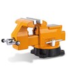AROEDVISE Bench Vise 4.5-Inch Heavy Duty Vise 210° Swivel Base,