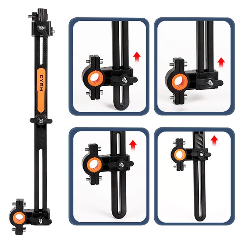 MidGard Umbrella Holder with Adjustable Joint for Bike, Wheelchair, Pushchair,