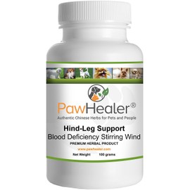 Hind Leg Weakness: Blood Deficiency Stirring Wind -100 Grams-Herbal Powder for Dogs & Pets