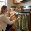 Oven Skirt, Oven Skirt Curtain for Door, Kitchen Decorative Cabinet