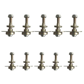 10 Piece Furniture Rocking Chair Bearing Connector, Rocking Chair Bearing Screw Kit, Rocking Chair Bearing Screw Kit Furniture Connecting Accessories (M8*45mm/M8*55mm)