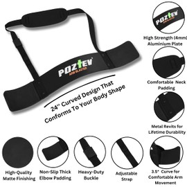 Arm Blaster for Biceps & Triceps Dumbbells Barbell Curls Isolator Workout Equipment Weight Lifting Support for Big Arms