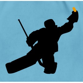 Shirtracer - Gym Bag Backpack - Towart Ice Hockey Goalkeeper, 2 Light Blue