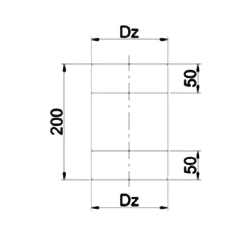 Proper Tools Stainless Steel Male Connector - Ø 110 mm