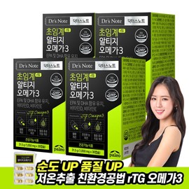 Palao Doctors Note Supercommunication Altage Omega 3 x 4 / 팔레오 닥터스노트 초임계 알티지 오메가3 x 4개