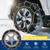 Auto-Fixing Snow Chains, 1 Min Quick Fit Easy Installation Tire-Chains,