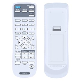 CLVIZCXOM E10 Projector Remote Control Replacement for EPSON PROJESTOR Remote Control E10 EB-E01 EB-E10 EB-E20 EB-X06 EB-X49 EB-X51 EB-W06 EB-W49 EB-W51 EB 735fi EB-735Fi EB-725Wi