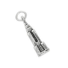 jewellerybox Sterling Silver Empire State Building Charm