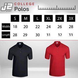 J2 Sport Texas State University Bobcats Adult Polo Maroon