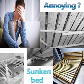 FafdBinm FafdBinm Bed Support Legs 5.9-11 Inch 4-Pack,Adjustable Heighe Heavy Duty Risers for Most Frames/Box Spring/Platform/Slats, Easy Install, Black Plastic